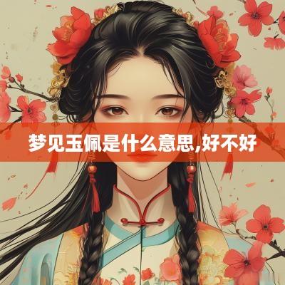 梦见玉佩是什么意思,好不好