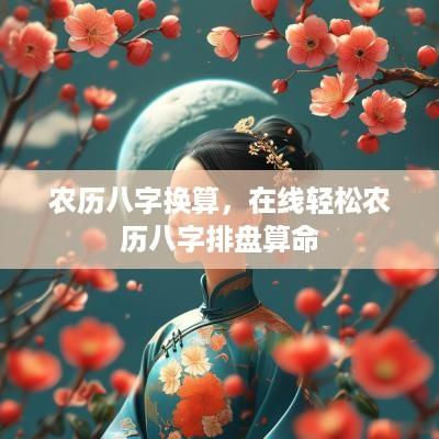 农历八字换算，在线轻松农历八字排盘算命