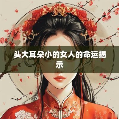 头大耳朵小的女人的命运揭示