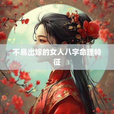 不易出嫁的女人八字命理特征