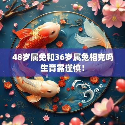 48岁属免和36岁属兔相克吗生育需谨慎！