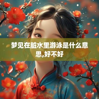 梦见在脏水里游泳是什么意思,好不好