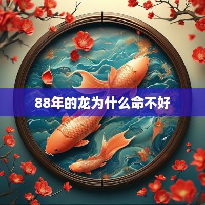 88年的龙为什么命不好