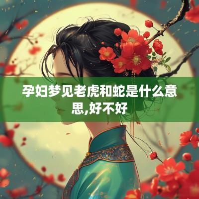 孕妇梦见老虎和蛇是什么意思,好不好
