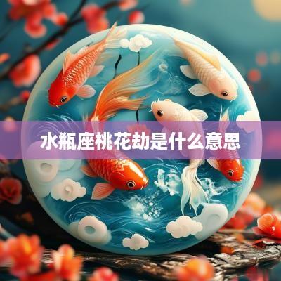 水瓶座桃花劫是什么意思