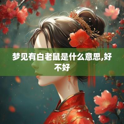 梦见有白老鼠是什么意思,好不好