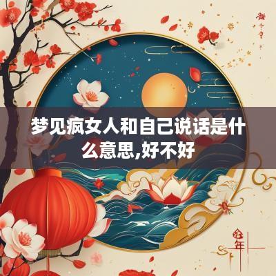 梦见疯女人和自己说话是什么意思,好不好