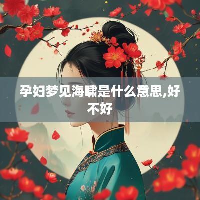 孕妇梦见海啸是什么意思,好不好