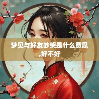 梦见与好友吵架是什么意思,好不好