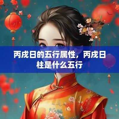 丙戌日的五行属性，丙戌日柱是什么五行
