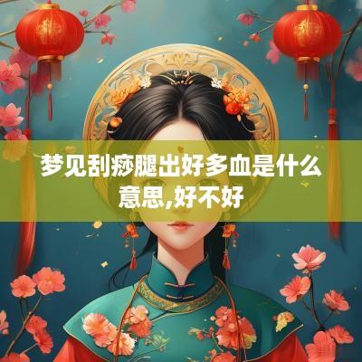梦见刮痧腿出好多血是什么意思,好不好