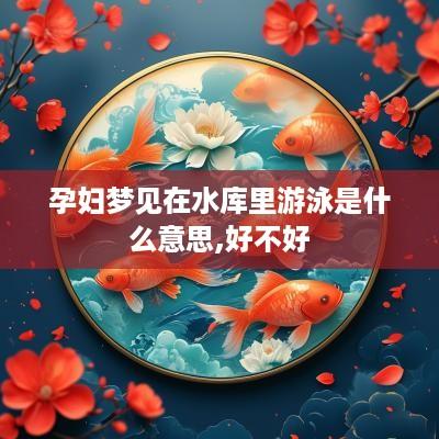 孕妇梦见在水库里游泳是什么意思,好不好