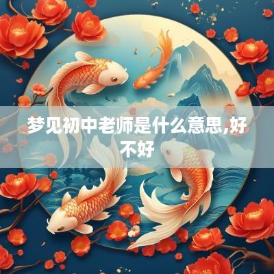 梦见初中老师是什么意思,好不好