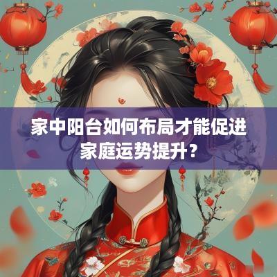 家中阳台如何布局才能促进家庭运势提升？