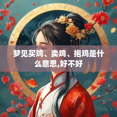 梦见买鸡、卖鸡、抱鸡是什么意思,好不好