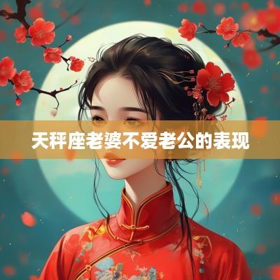 天秤座老婆不爱老公的表现