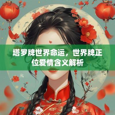塔罗牌世界命运，世界牌正位爱情含义解析