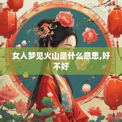女人梦见火山是什么意思,好不好