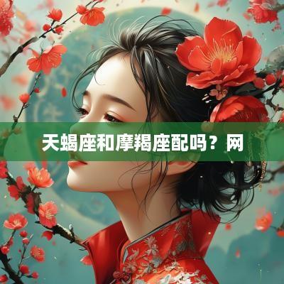天蝎座和摩羯座配吗？网