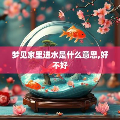 梦见家里进水是什么意思,好不好