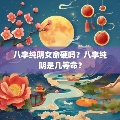 八字纯阴女命硬吗？八字纯阴是几等命？