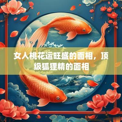 女人桃花运旺盛的面相，顶级狐狸精的面相