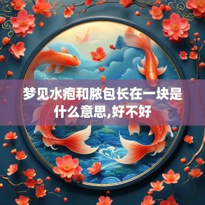 梦见水疱和脓包长在一块是什么意思,好不好