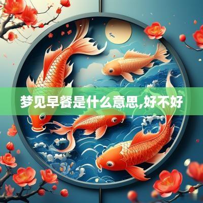 梦见早餐是什么意思,好不好