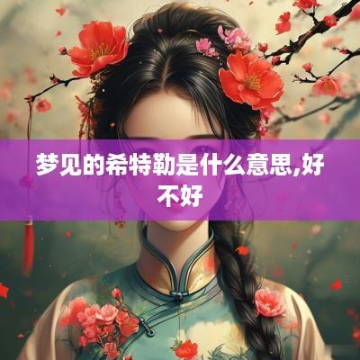 梦见的希特勒是什么意思,好不好