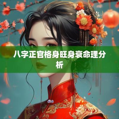 八字正官格身旺身衰命理分析