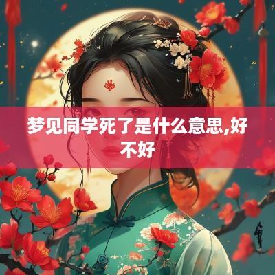 梦见同学死了是什么意思,好不好