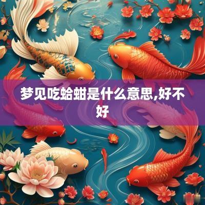 梦见吃蛤蚶是什么意思,好不好