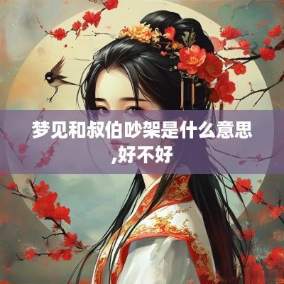 梦见和叔伯吵架是什么意思,好不好