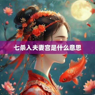 七杀入夫妻宫是什么意思