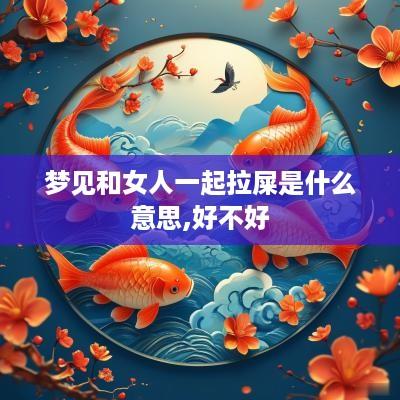 梦见和女人一起拉屎是什么意思,好不好