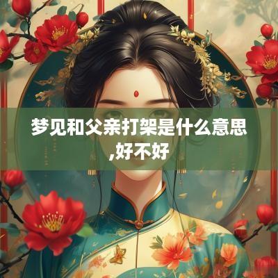 梦见和父亲打架是什么意思,好不好