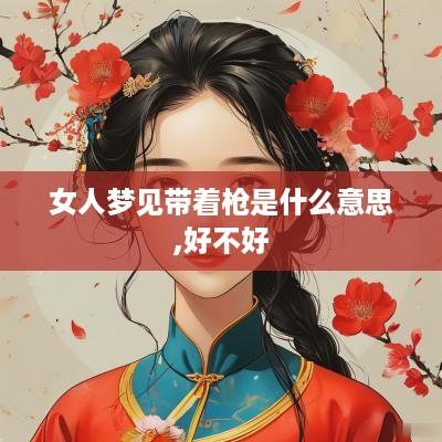 女人梦见带着枪是什么意思,好不好