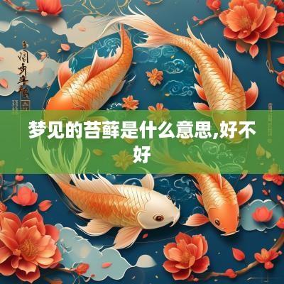 梦见的苔藓是什么意思,好不好