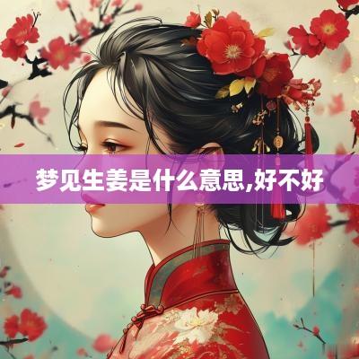 梦见生姜是什么意思,好不好