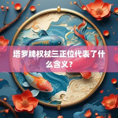 塔罗牌权杖三正位代表了什么含义？