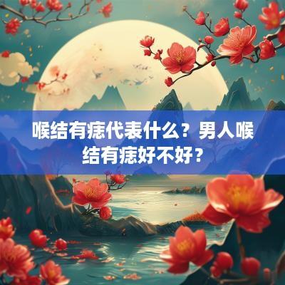 喉结有痣代表什么？男人喉结有痣好不好？