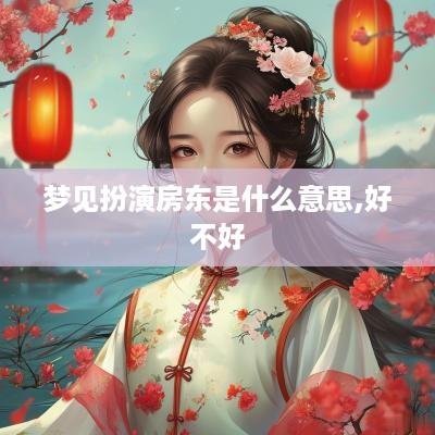 梦见扮演房东是什么意思,好不好