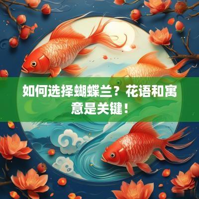 如何选择蝴蝶兰？花语和寓意是关键！