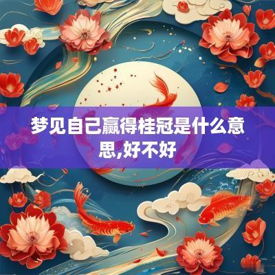 梦见自己赢得桂冠是什么意思,好不好
