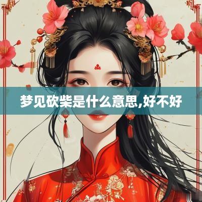 梦见砍柴是什么意思,好不好