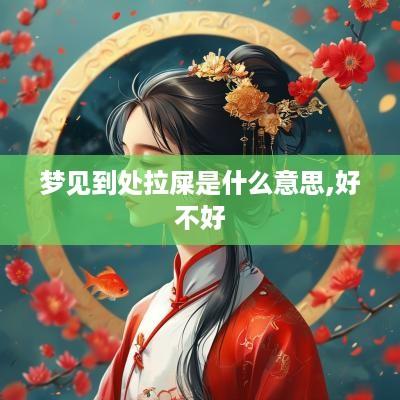 梦见到处拉屎是什么意思,好不好