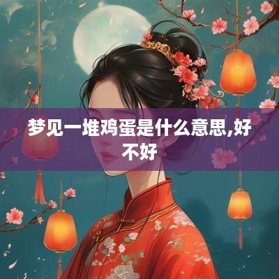 梦见一堆鸡蛋是什么意思,好不好