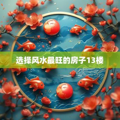 选择风水最旺的房子13楼