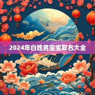 2025年白姓男宝宝取名大全