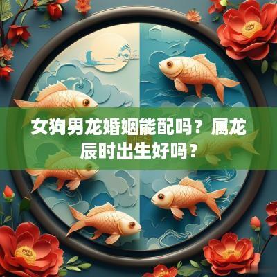 女狗男龙婚姻能配吗？属龙辰时出生好吗？